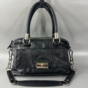Coach Black Leather Satchel